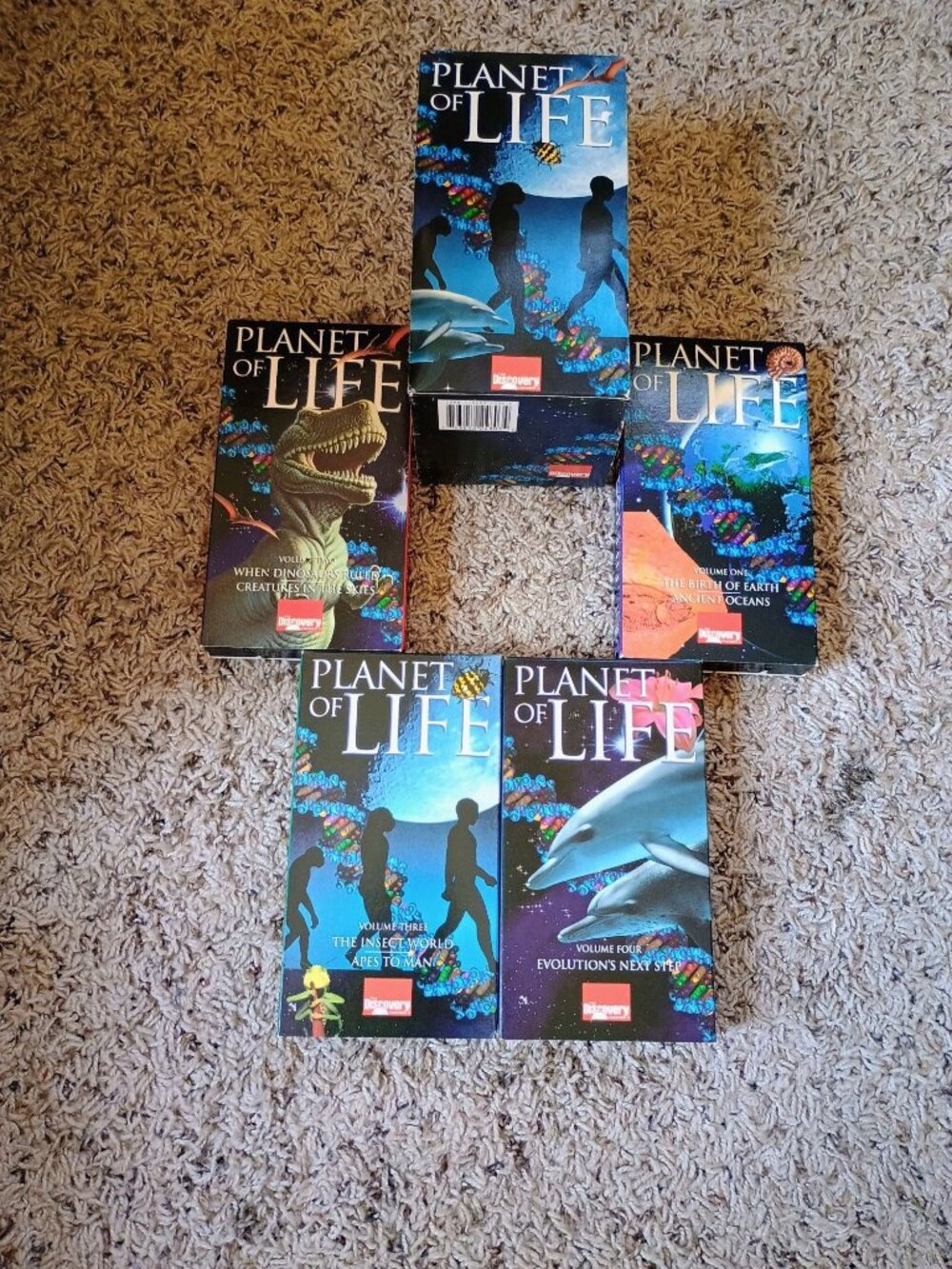 Vintage planet of Life VHS set Discovery channel